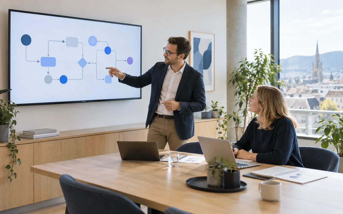 Illustratives Bildmotiv zu Prozessanalyse und Softwareentwicklung